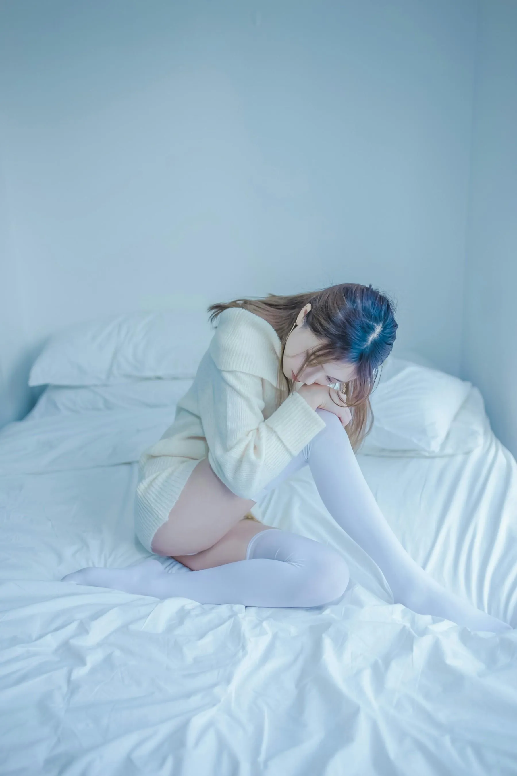 Sakiiii翎柒 – NO.08 白毛衣 [25P]插图4